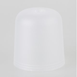 Lampen Baldachin 65x65mm Kunststoff transparent Zylinderform