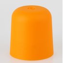Lampen Baldachin 65x65mm Kunststoff orange Zylinderform