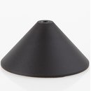 Lampen Leuchten Kunststoff Baldachin 118x57mm schwarz Pyramiden Form