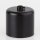 Lampen Baldachin 62x63mm Metall schwarz lackiert Zylinderform mit Stellring fuer 10mm Pendelrohr