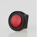 Wippschalter rund rot beleuchtet 1-polig 20 mm 250V/10A