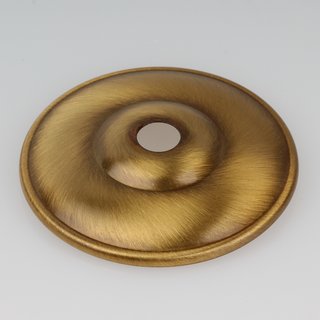 Kuppelscheibe Abschlu&szlig;scheibe Metall antik fume Durchmesser 65 mm