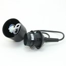 E27 Lampen Leuchtenpendel Kunststoff schwarz 120cm lang mit Baldachin