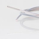 PVC Lampenkabel Elektro-Kabel Stromkabel 1-adrig 1x0,75mm&sup2; transparent PTFE Teflon Litzenkabel