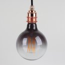 Danlamp E27 Vintage Deko LED Mega Edison Grey Lampe 125mm...