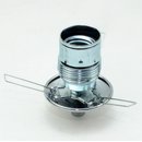 Lampenschirm Lampen Glashalter 16x90mm mit 2-fach Feder f&uuml;r alle E14 und E27 Fassungen geeignet
