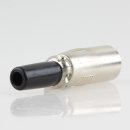 XLR Mikrofon-Stecker 4 polig mit Zugentlastung