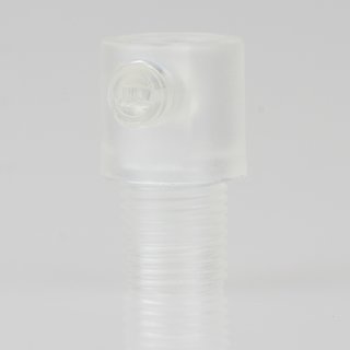 Zugentlastung Kunststoff transparent M10x1x10mm Aussengewinde